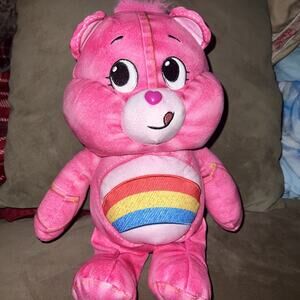 14" Cheer Bear Denim Plush Eco-Friendly Material New With Tag